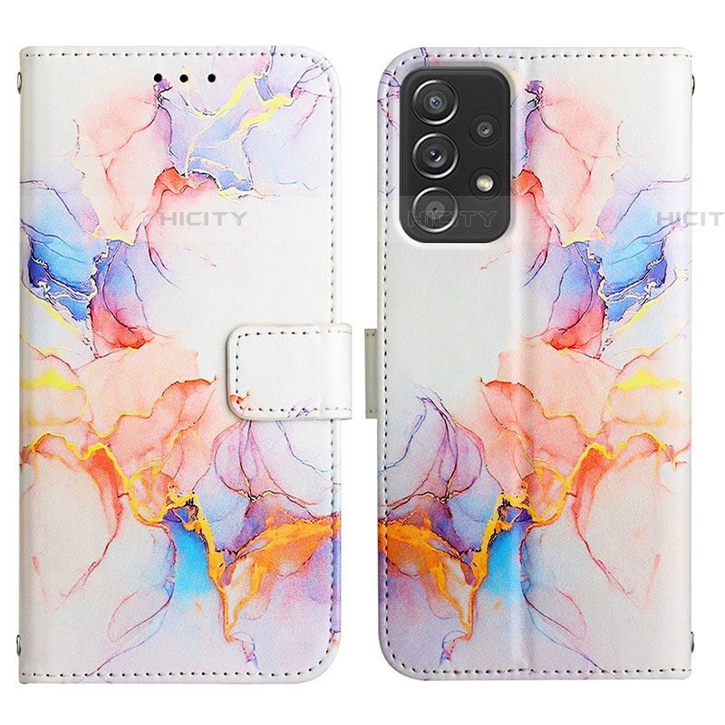 Custodia Portafoglio In Pelle Fantasia Modello Cover con Supporto Y04B per Samsung Galaxy A53 5G