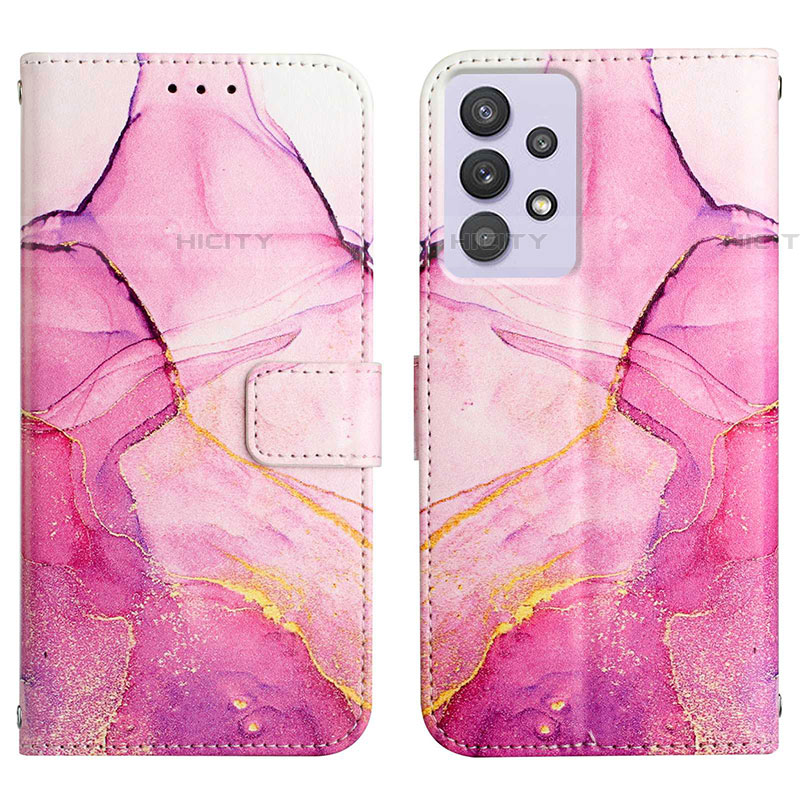 Custodia Portafoglio In Pelle Fantasia Modello Cover con Supporto Y04B per Samsung Galaxy A72 5G