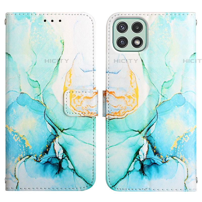 Custodia Portafoglio In Pelle Fantasia Modello Cover con Supporto Y04B per Samsung Galaxy F42 5G