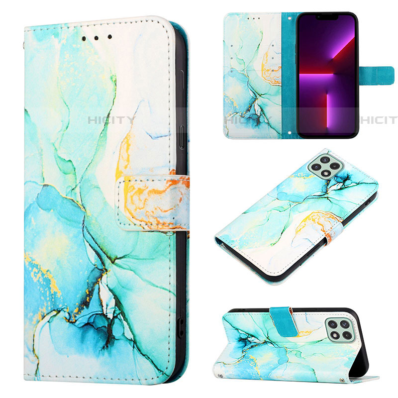 Custodia Portafoglio In Pelle Fantasia Modello Cover con Supporto Y04B per Samsung Galaxy F42 5G