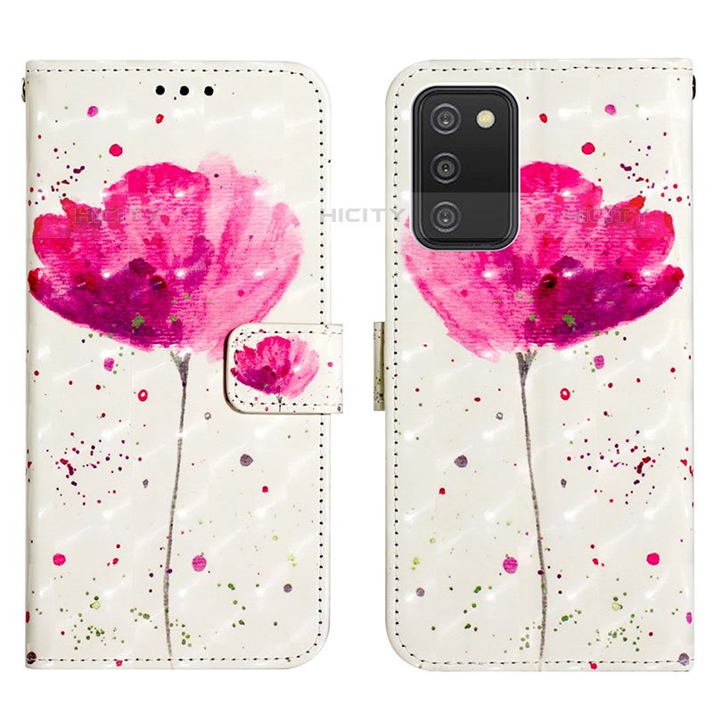 Custodia Portafoglio In Pelle Fantasia Modello Cover con Supporto Y04B per Samsung Galaxy M02s