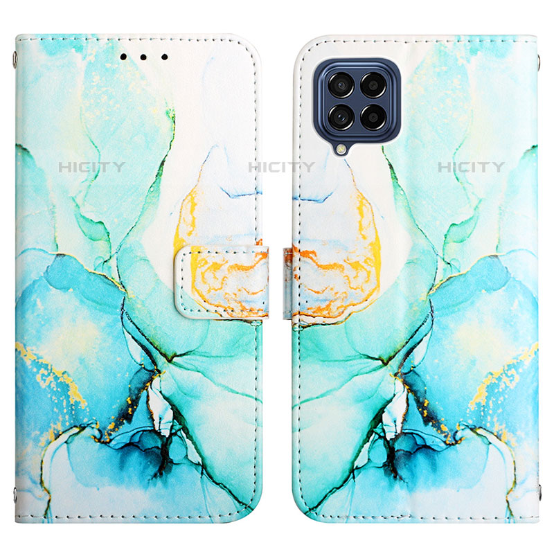 Custodia Portafoglio In Pelle Fantasia Modello Cover con Supporto Y04B per Samsung Galaxy M33 5G