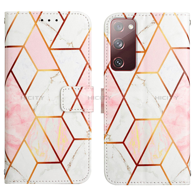 Custodia Portafoglio In Pelle Fantasia Modello Cover con Supporto Y04B per Samsung Galaxy S20 FE 4G