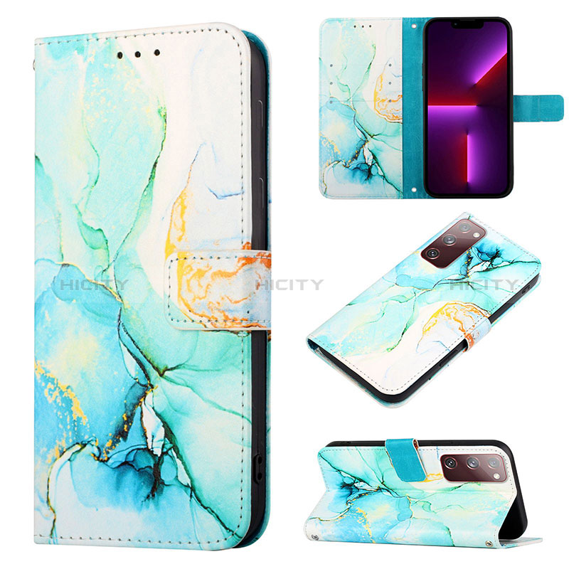 Custodia Portafoglio In Pelle Fantasia Modello Cover con Supporto Y04B per Samsung Galaxy S20 FE 5G