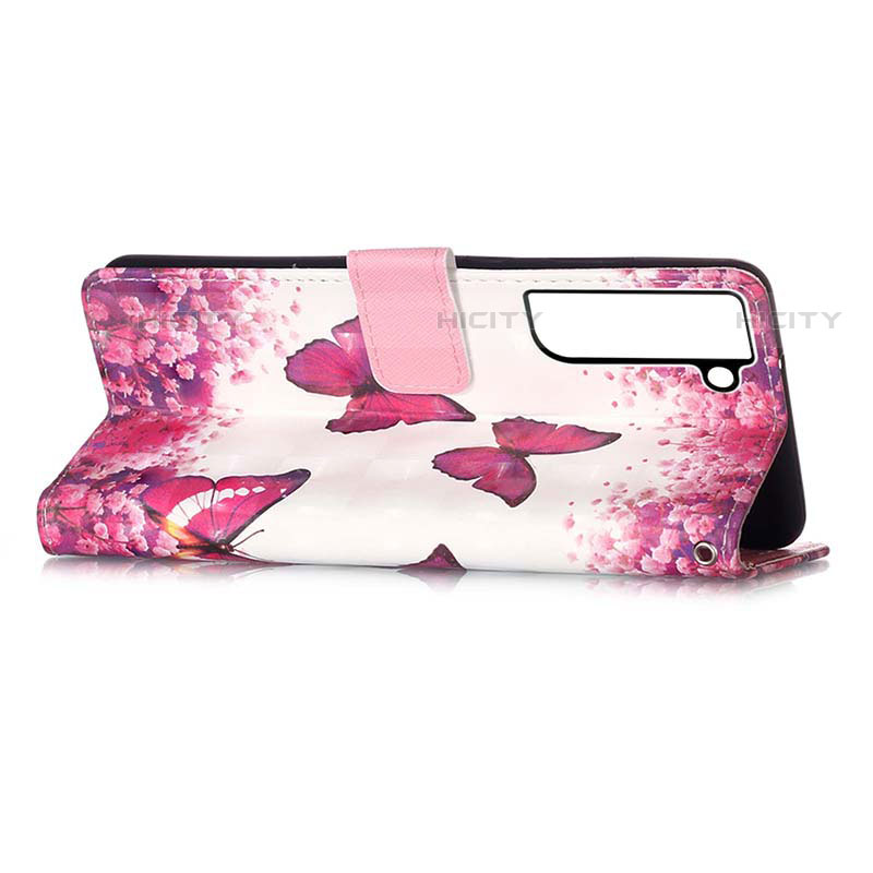 Custodia Portafoglio In Pelle Fantasia Modello Cover con Supporto Y04B per Samsung Galaxy S21 FE 5G