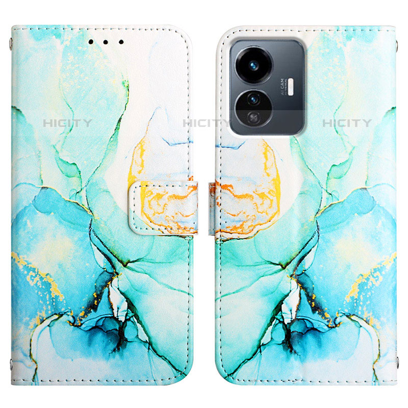 Custodia Portafoglio In Pelle Fantasia Modello Cover con Supporto Y04B per Vivo iQOO Z6 Lite 5G