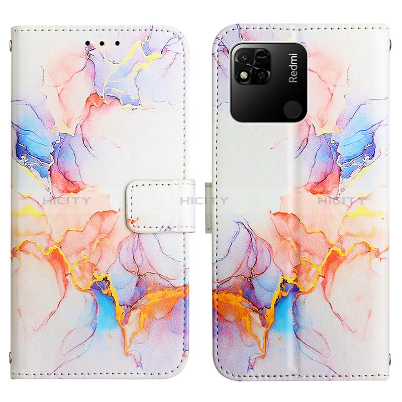 Custodia Portafoglio In Pelle Fantasia Modello Cover con Supporto Y04B per Xiaomi POCO C3