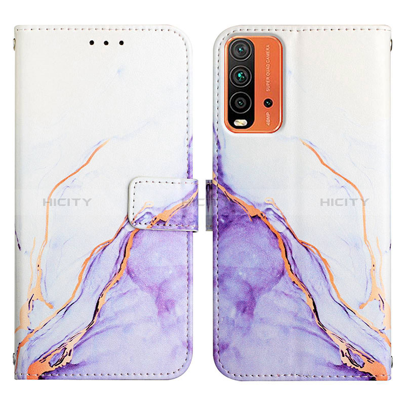 Custodia Portafoglio In Pelle Fantasia Modello Cover con Supporto Y04B per Xiaomi Redmi 9 Power