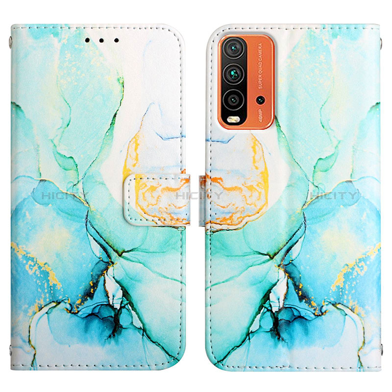 Custodia Portafoglio In Pelle Fantasia Modello Cover con Supporto Y04B per Xiaomi Redmi 9 Power