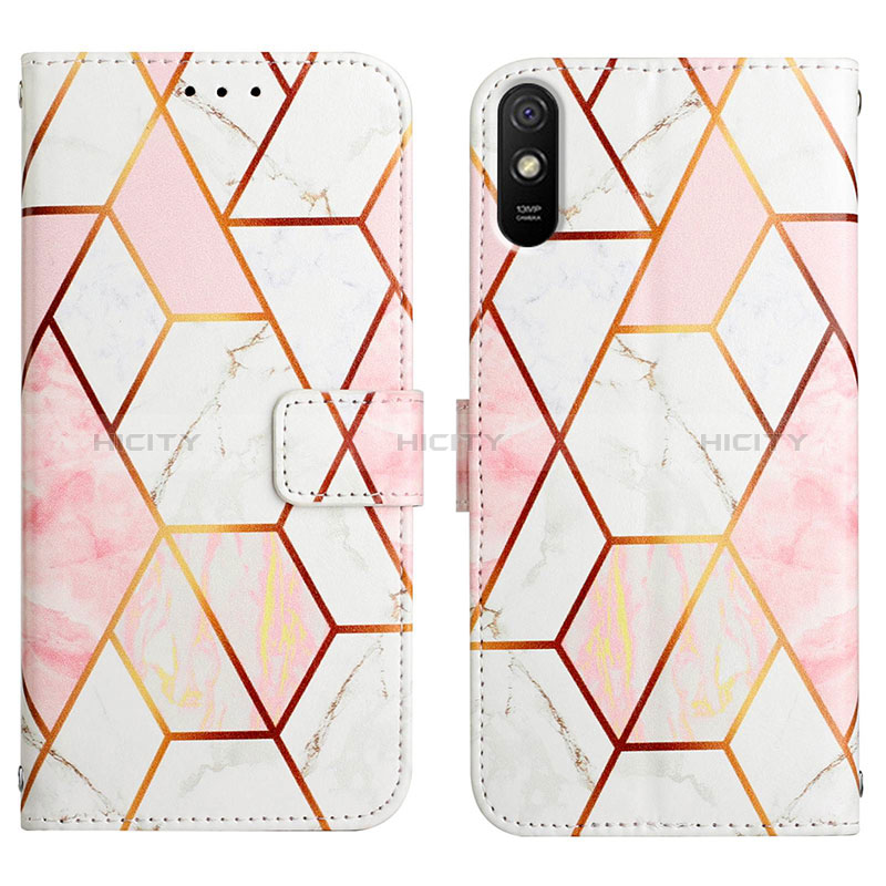 Custodia Portafoglio In Pelle Fantasia Modello Cover con Supporto Y04B per Xiaomi Redmi 9A