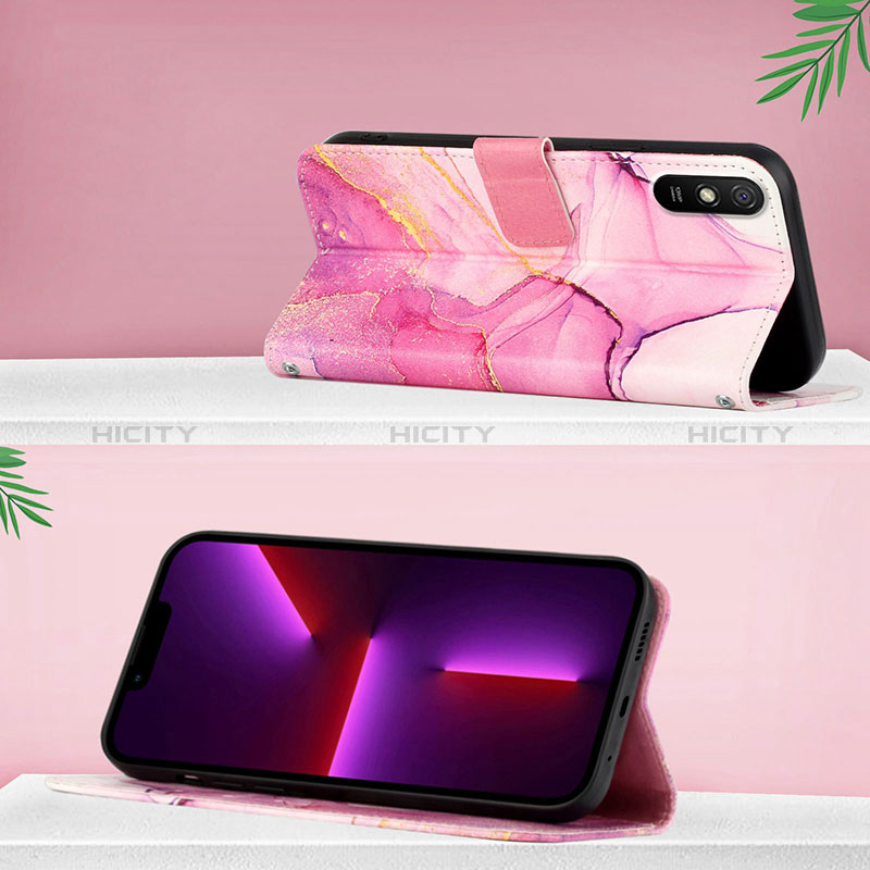 Custodia Portafoglio In Pelle Fantasia Modello Cover con Supporto Y04B per Xiaomi Redmi 9i