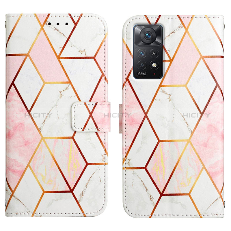 Custodia Portafoglio In Pelle Fantasia Modello Cover con Supporto Y04B per Xiaomi Redmi Note 11 Pro 4G