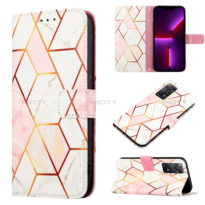 Custodia Portafoglio In Pelle Fantasia Modello Cover con Supporto Y04B per Xiaomi Redmi Note 11 Pro 4G