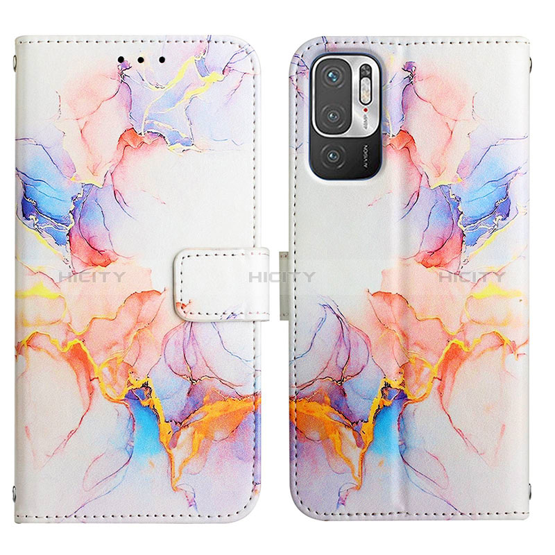 Custodia Portafoglio In Pelle Fantasia Modello Cover con Supporto Y04B per Xiaomi Redmi Note 11 SE 5G Blu