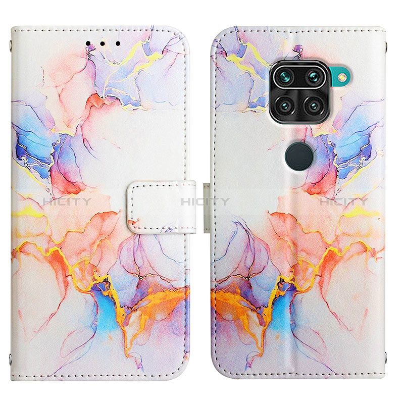 Custodia Portafoglio In Pelle Fantasia Modello Cover con Supporto Y04B per Xiaomi Redmi Note 9