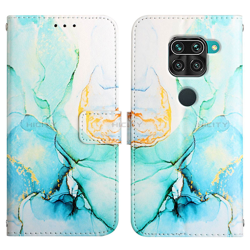 Custodia Portafoglio In Pelle Fantasia Modello Cover con Supporto Y04B per Xiaomi Redmi Note 9