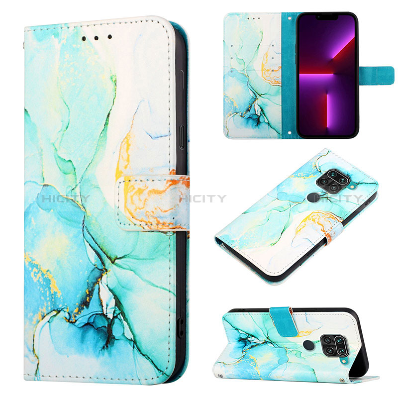 Custodia Portafoglio In Pelle Fantasia Modello Cover con Supporto Y04B per Xiaomi Redmi Note 9