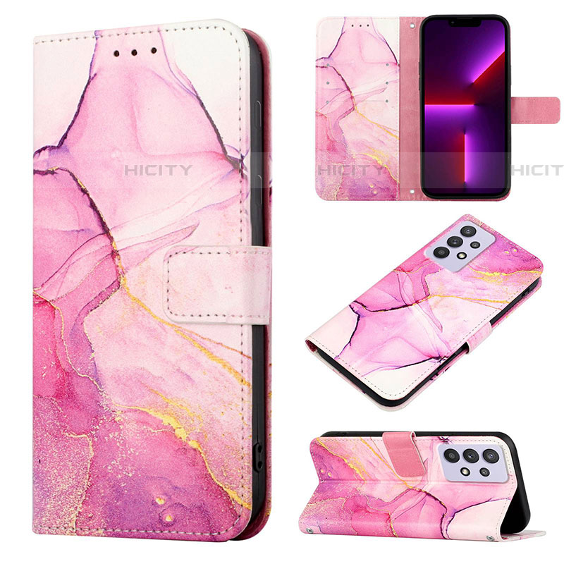 Custodia Portafoglio In Pelle Fantasia Modello Cover con Supporto Y05B per Samsung Galaxy A52 5G