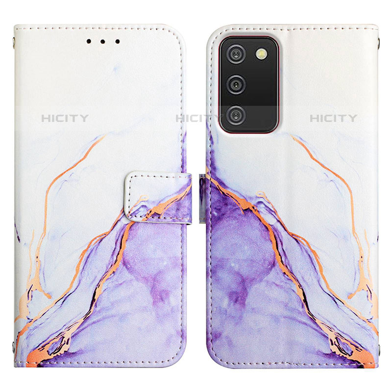 Custodia Portafoglio In Pelle Fantasia Modello Cover con Supporto Y05B per Samsung Galaxy M02s