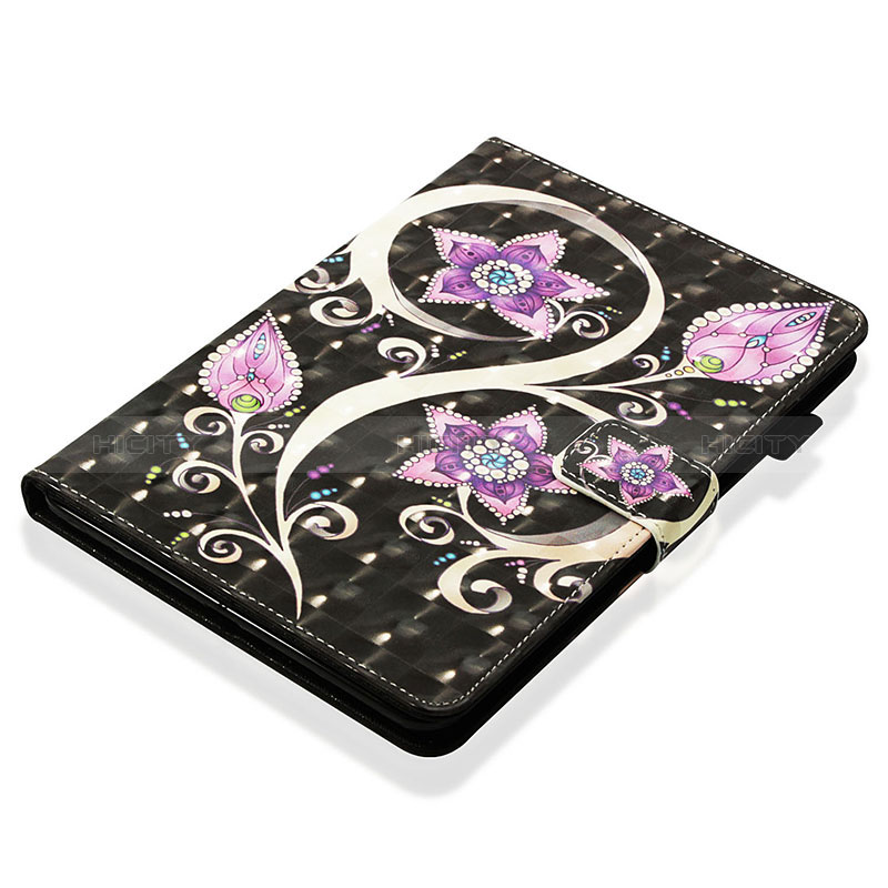 Custodia Portafoglio In Pelle Fantasia Modello Cover con Supporto Y06B per Apple iPad Mini 4