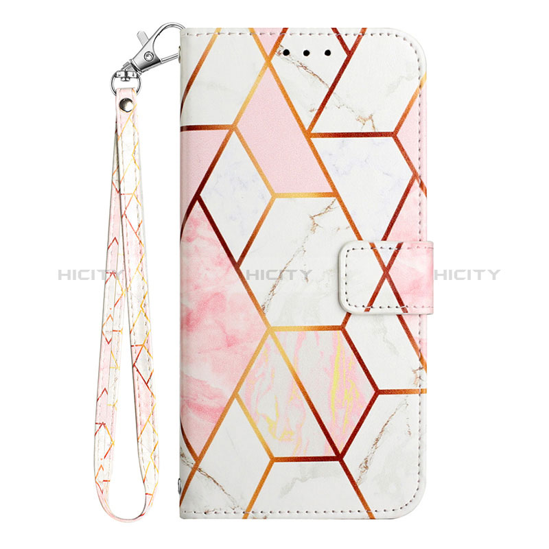 Custodia Portafoglio In Pelle Fantasia Modello Cover con Supporto YB1 per Motorola Moto G Play (2023) Bianco