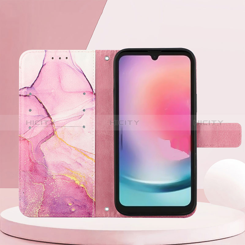 Custodia Portafoglio In Pelle Fantasia Modello Cover con Supporto YB1 per Samsung Galaxy A24 4G