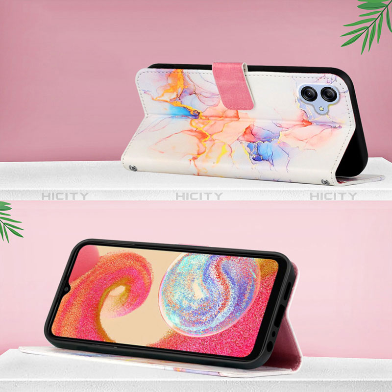 Custodia Portafoglio In Pelle Fantasia Modello Cover con Supporto YB1 per Samsung Galaxy M04