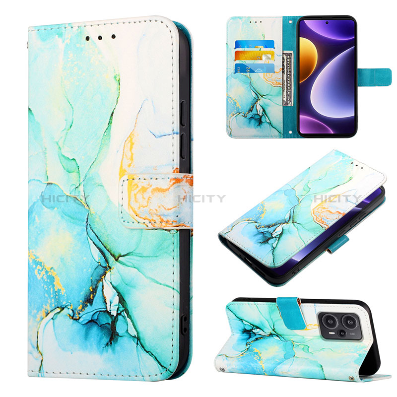 Custodia Portafoglio In Pelle Fantasia Modello Cover con Supporto YB1 per Xiaomi Poco F5 5G