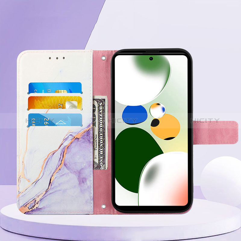 Custodia Portafoglio In Pelle Fantasia Modello Cover con Supporto YB1 per Xiaomi Poco X5 Pro 5G