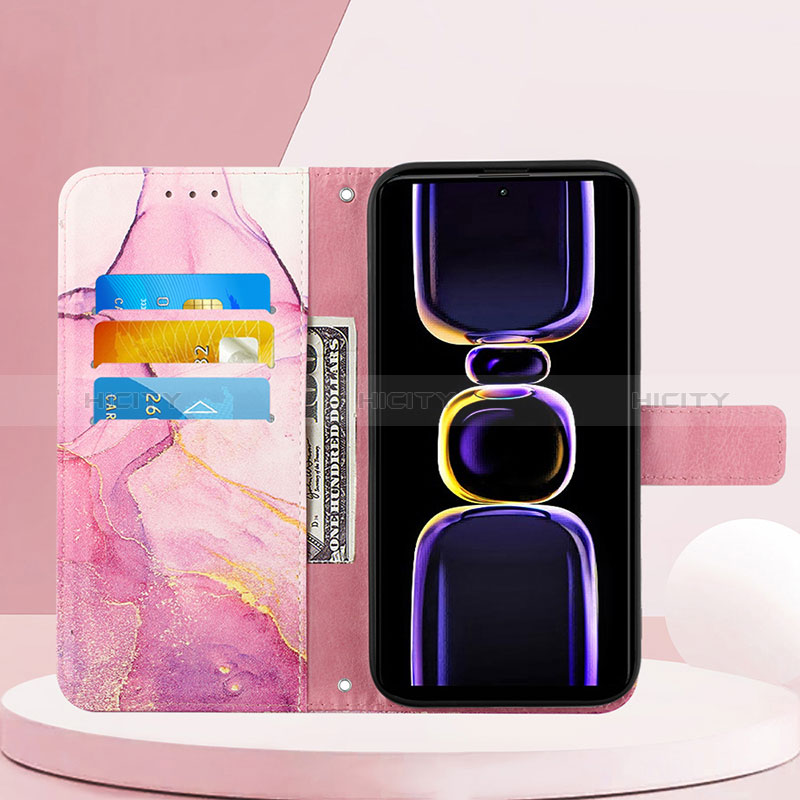 Custodia Portafoglio In Pelle Fantasia Modello Cover con Supporto YB1 per Xiaomi Redmi K60 5G