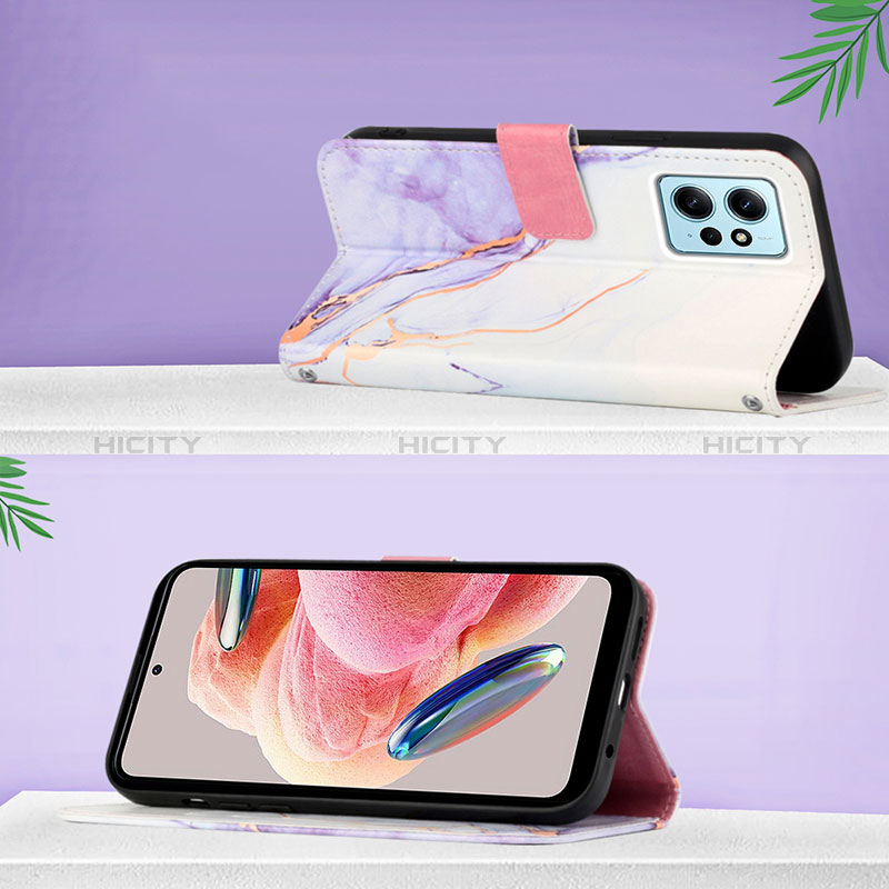 Custodia Portafoglio In Pelle Fantasia Modello Cover con Supporto YB1 per Xiaomi Redmi Note 12 4G