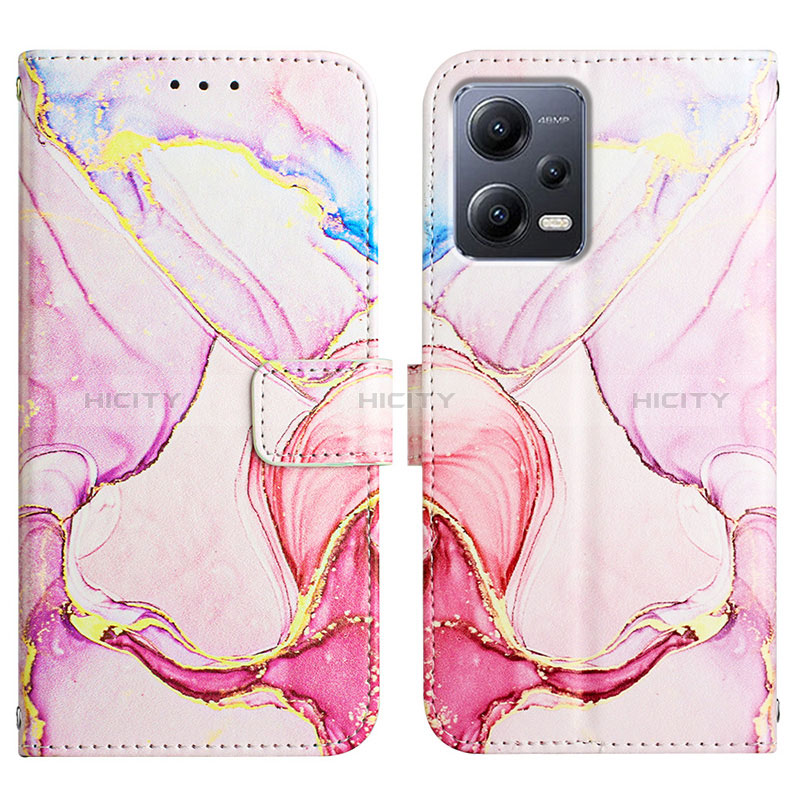 Custodia Portafoglio In Pelle Fantasia Modello Cover con Supporto YB1 per Xiaomi Redmi Note 12 5G