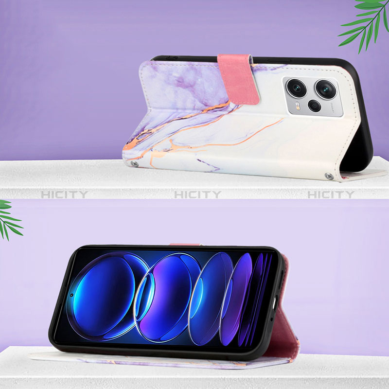 Custodia Portafoglio In Pelle Fantasia Modello Cover con Supporto YB1 per Xiaomi Redmi Note 12 Explorer