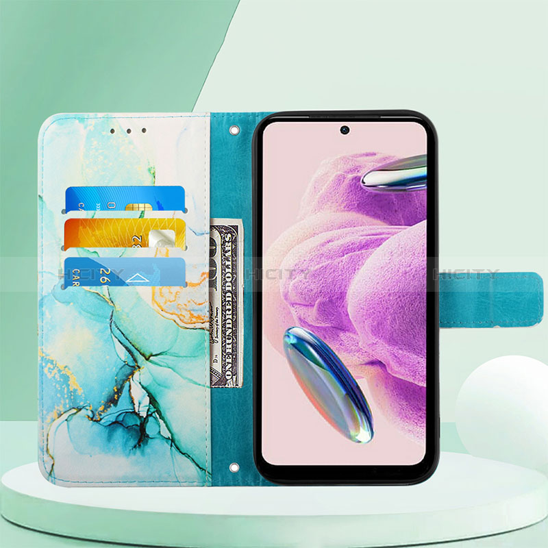 Custodia Portafoglio In Pelle Fantasia Modello Cover con Supporto YB1 per Xiaomi Redmi Note 12S