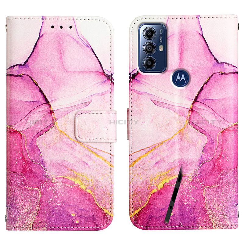 Custodia Portafoglio In Pelle Fantasia Modello Cover con Supporto YB4 per Motorola Moto G Play (2023)