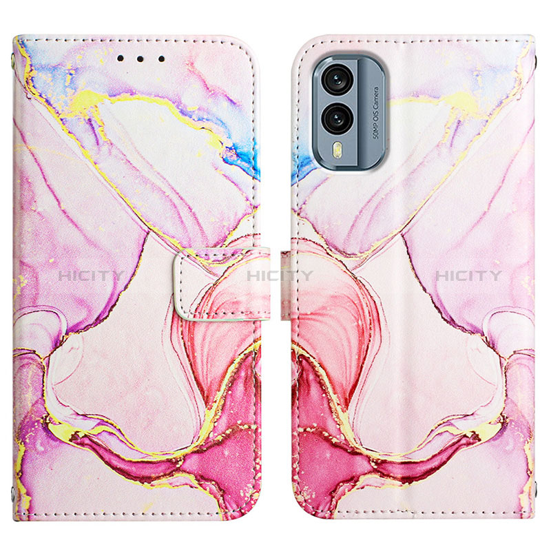 Custodia Portafoglio In Pelle Fantasia Modello Cover con Supporto YB4 per Nokia X30 5G