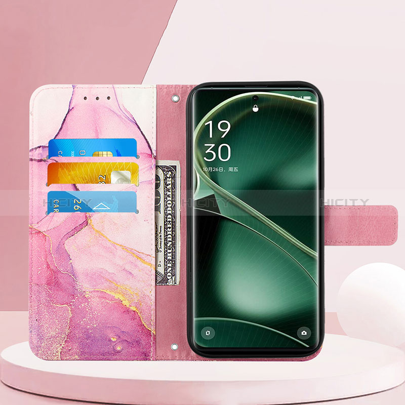 Custodia Portafoglio In Pelle Fantasia Modello Cover con Supporto YB4 per Oppo Find X6 5G