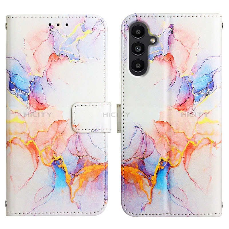 Custodia Portafoglio In Pelle Fantasia Modello Cover con Supporto YB4 per Samsung Galaxy A24 4G