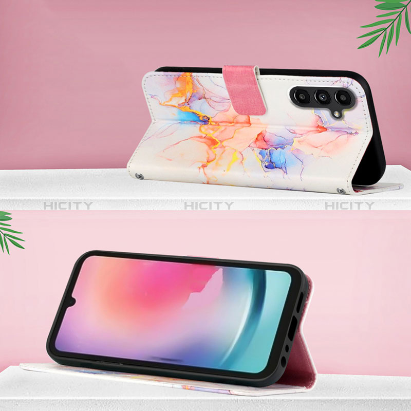 Custodia Portafoglio In Pelle Fantasia Modello Cover con Supporto YB4 per Samsung Galaxy A24 4G