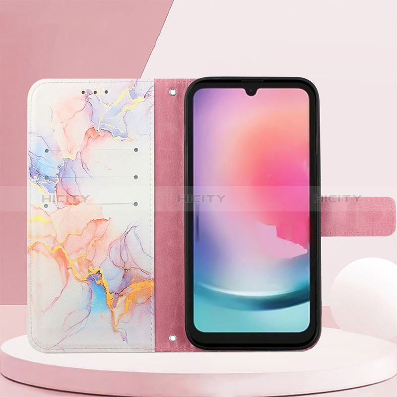 Custodia Portafoglio In Pelle Fantasia Modello Cover con Supporto YB4 per Samsung Galaxy A24 4G