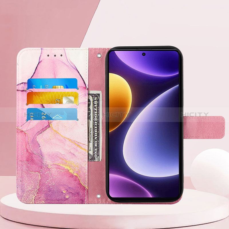 Custodia Portafoglio In Pelle Fantasia Modello Cover con Supporto YB4 per Xiaomi Poco F5 5G