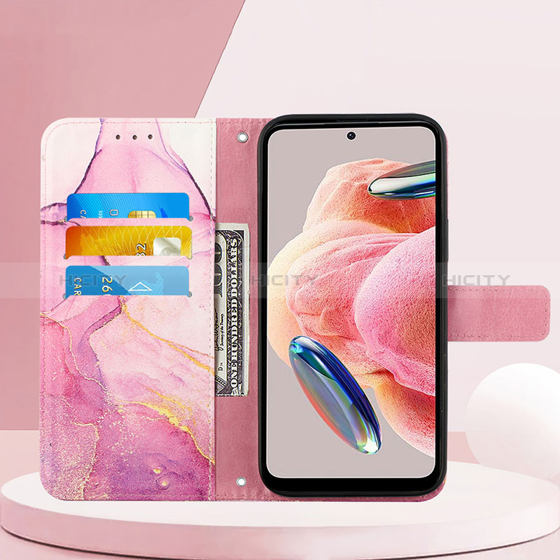 Custodia Portafoglio In Pelle Fantasia Modello Cover con Supporto YB4 per Xiaomi Redmi Note 12 4G