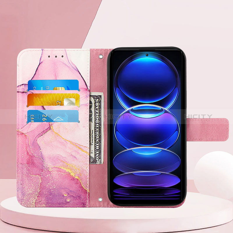 Custodia Portafoglio In Pelle Fantasia Modello Cover con Supporto YB4 per Xiaomi Redmi Note 12 Explorer