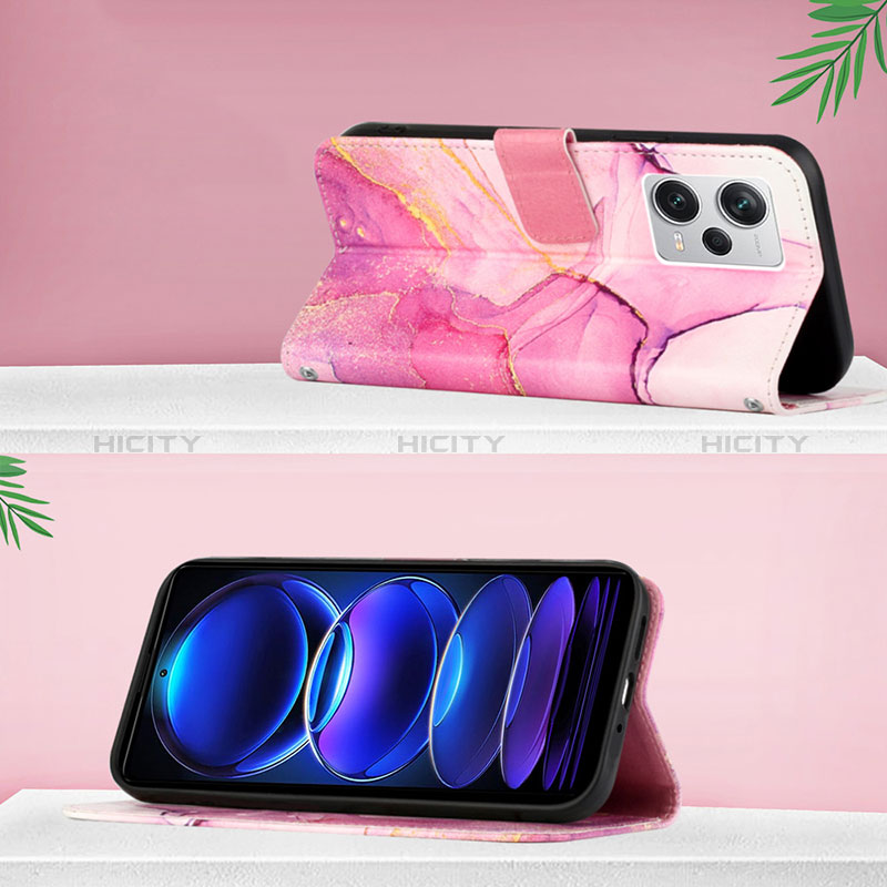 Custodia Portafoglio In Pelle Fantasia Modello Cover con Supporto YB4 per Xiaomi Redmi Note 12 Explorer