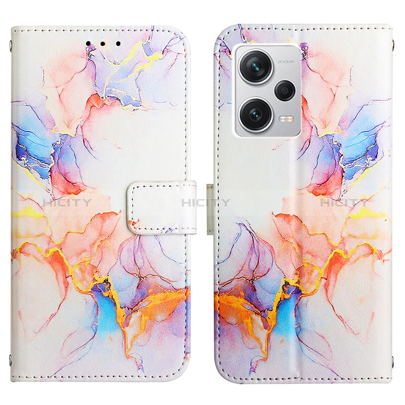 Custodia Portafoglio In Pelle Fantasia Modello Cover con Supporto YB4 per Xiaomi Redmi Note 12 Pro+ Plus 5G