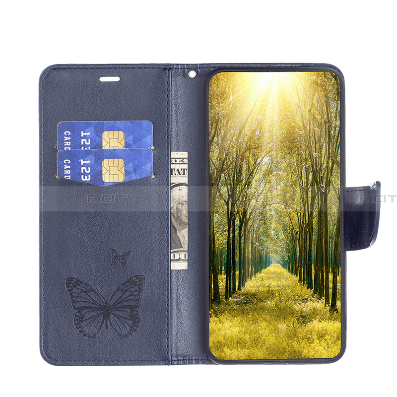 Custodia Portafoglio In Pelle Farfalla Cover con Supporto B01F per Samsung Galaxy A04 4G