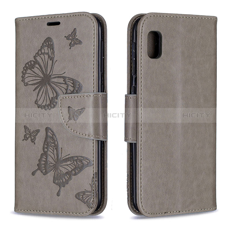 Custodia Portafoglio In Pelle Farfalla Cover con Supporto B01F per Samsung Galaxy A10e