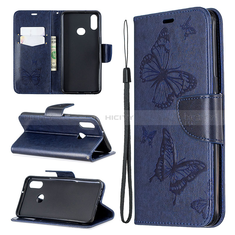 Custodia Portafoglio In Pelle Farfalla Cover con Supporto B01F per Samsung Galaxy A10s