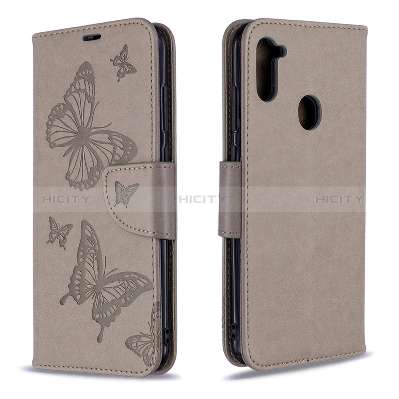 Custodia Portafoglio In Pelle Farfalla Cover con Supporto B01F per Samsung Galaxy A11