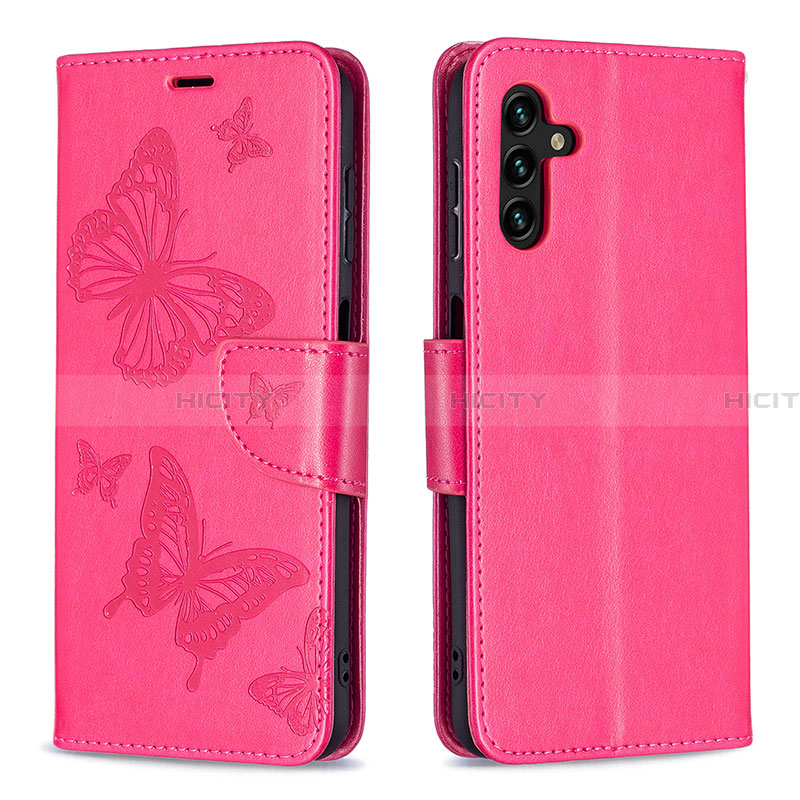 Custodia Portafoglio In Pelle Farfalla Cover con Supporto B01F per Samsung Galaxy A13 5G